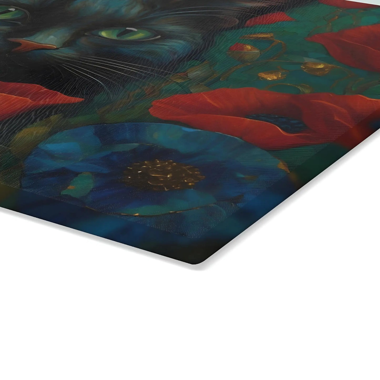 Black Kitten Glass Cutting Board - Cutting boards
