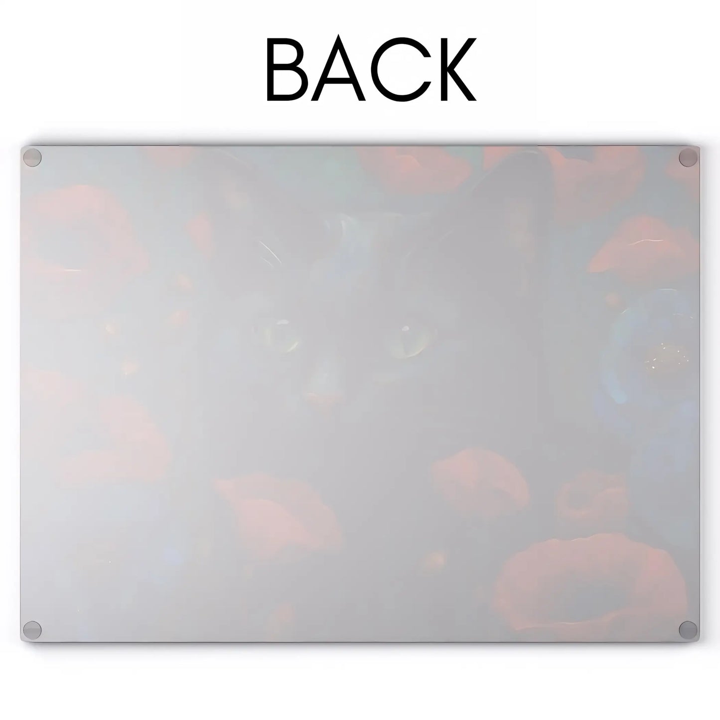 Black Kitten Glass Cutting Board - Cutting boards
