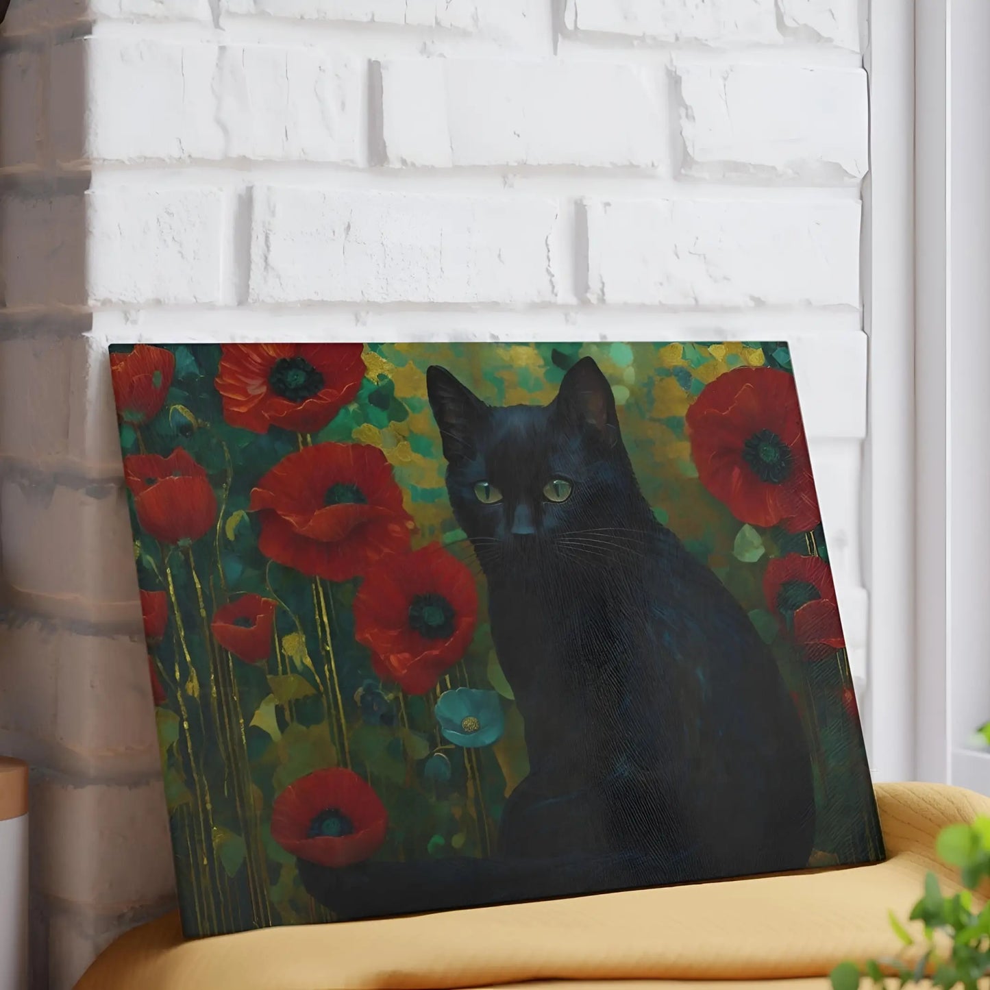 Cute Black Cat Glass Cutting Board - Cutting boards