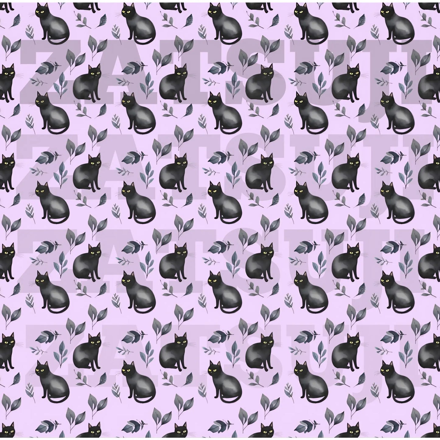 Black Cats Wrapping Paper Sheet - Wrapping paper