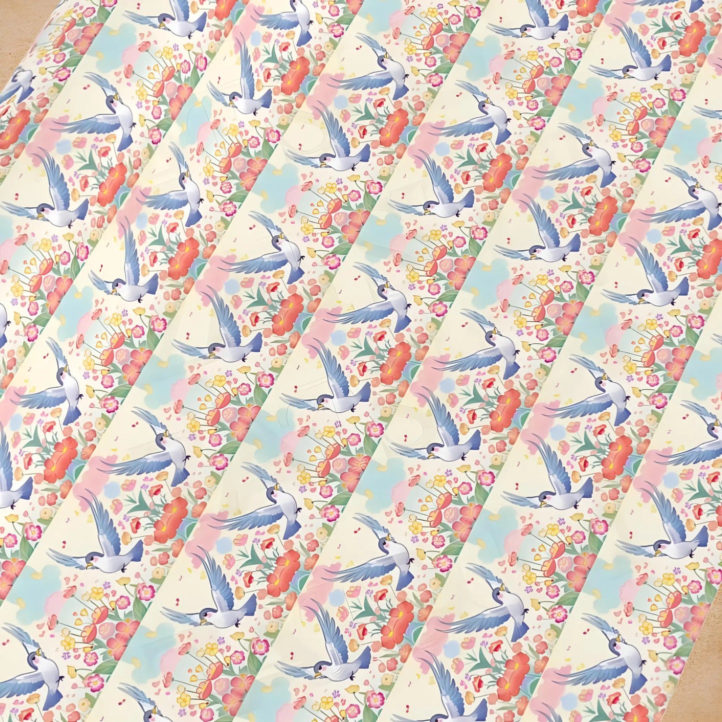 Bluebird Wrapping Paper - Wrapping paper