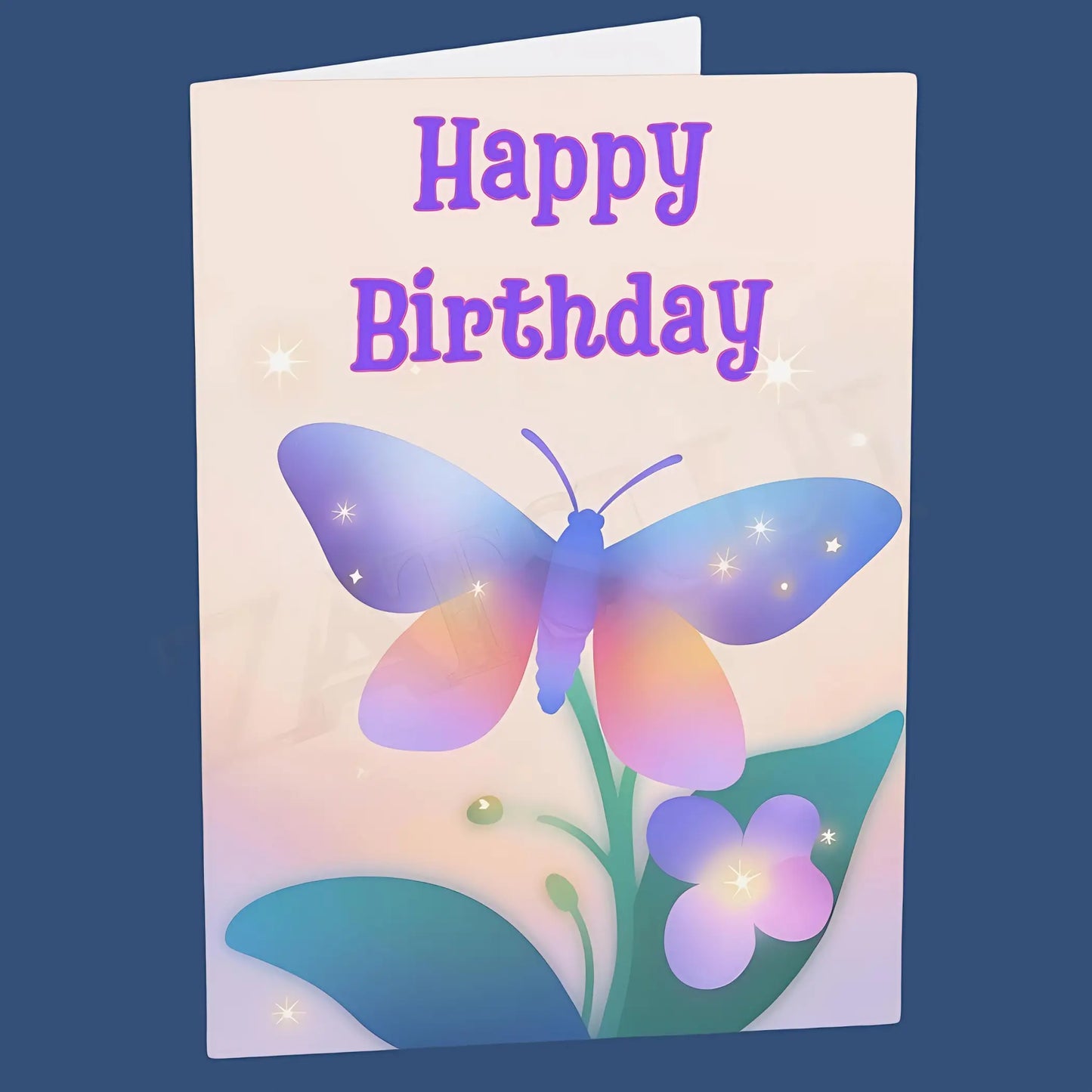 Dreamy Butterfly Birthday Greeting Card. Ships from Australia - Birthday cards