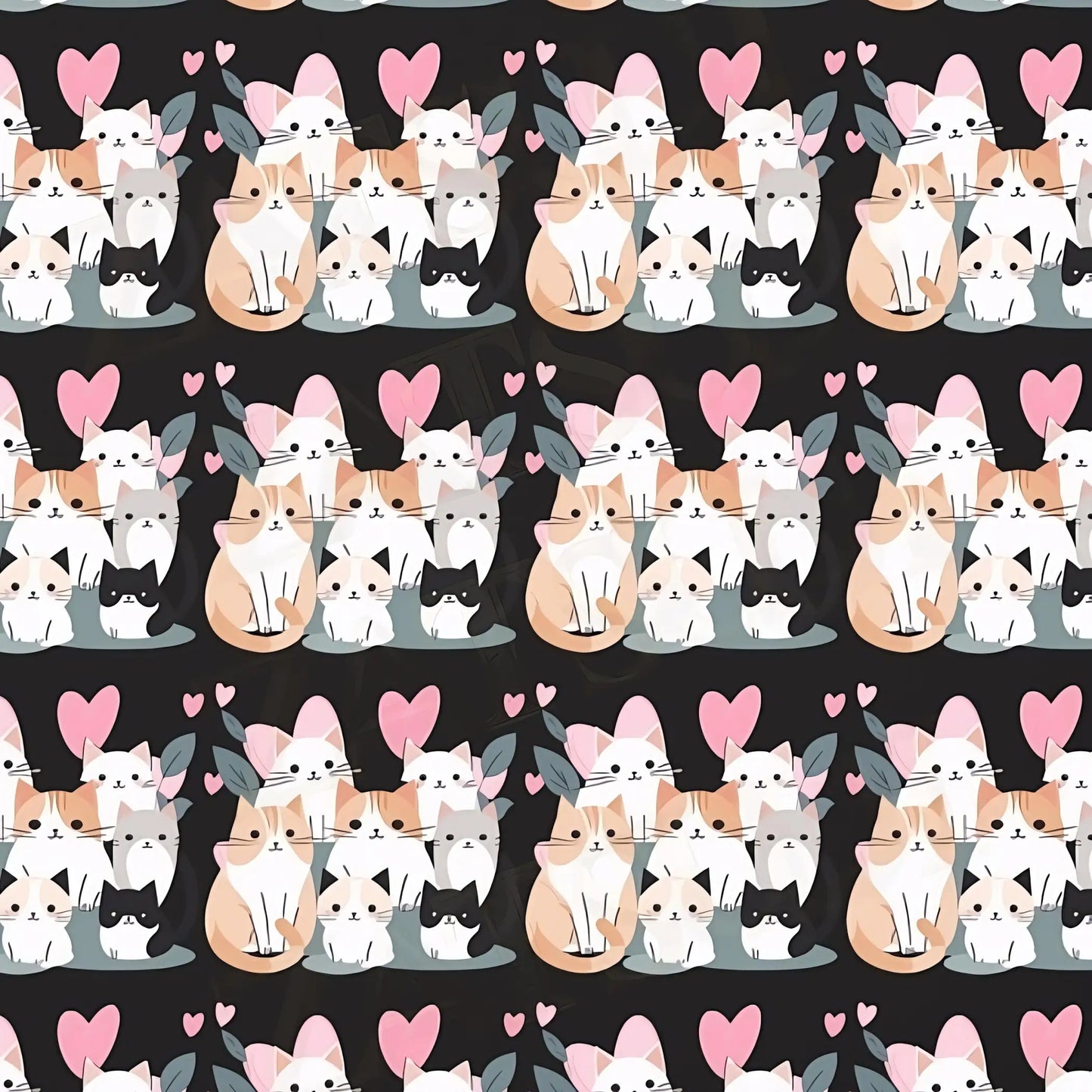 Cat Love Wrapping Paper - Wrapping paper