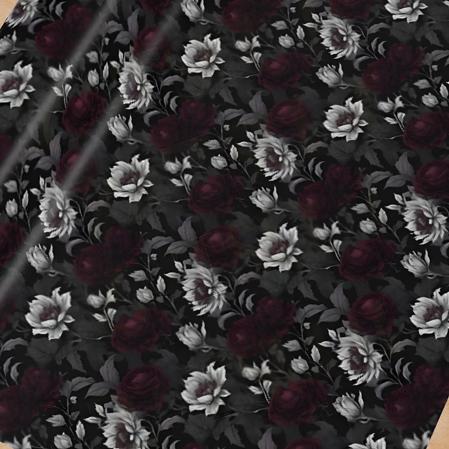 Dark Floral Gothic Wrapping Paper - Wrapping paper