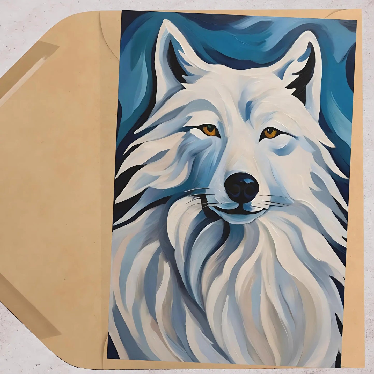 Dire Wolf Greeting Cards (7 pcs) - One size - All occasion cards