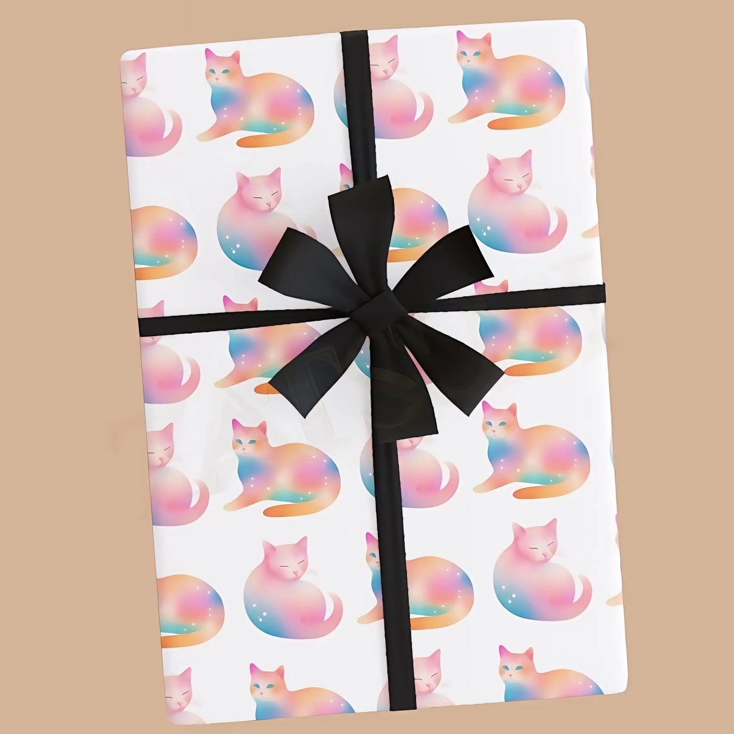 Dreamy Cats Wrapping Paper - 28’’ x 39’’ / Satin - Wrapping paper