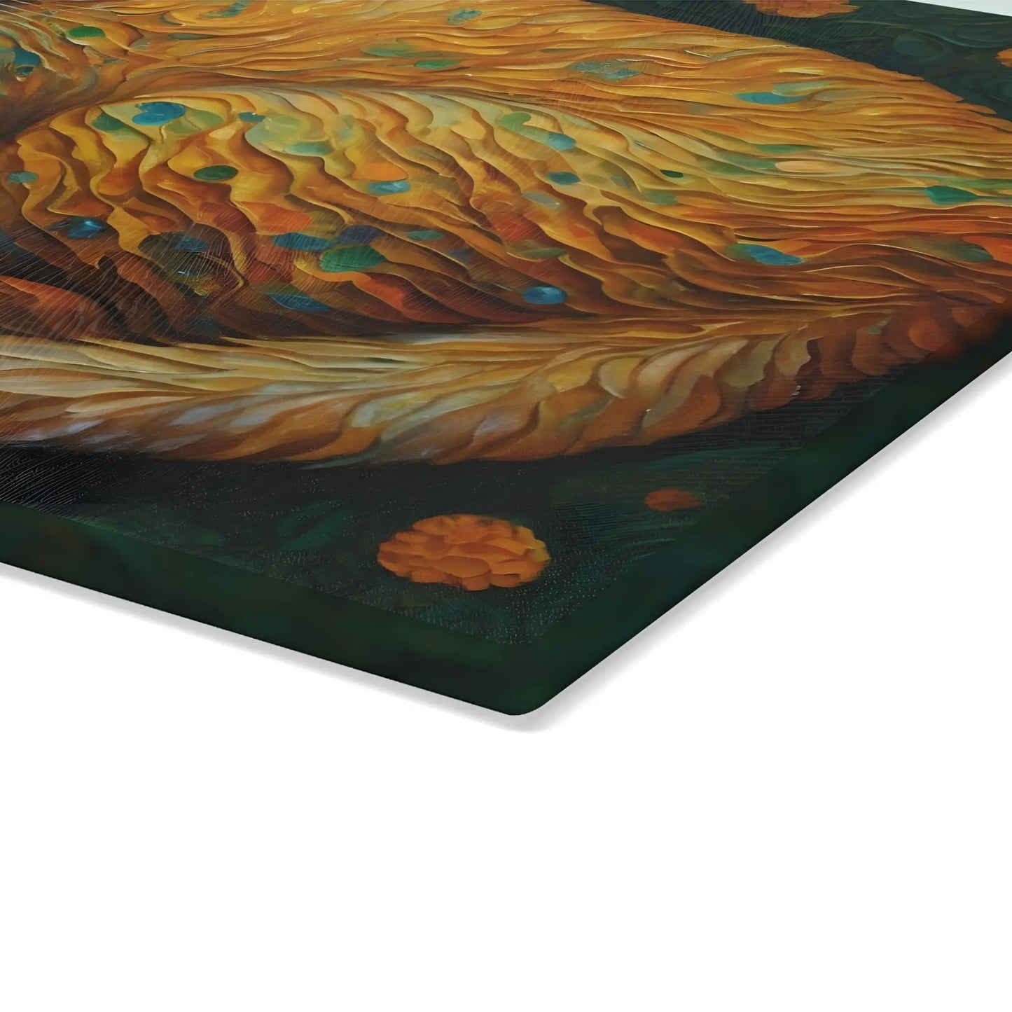 Ginger Cat Glass Cutting Board - Cutting boards