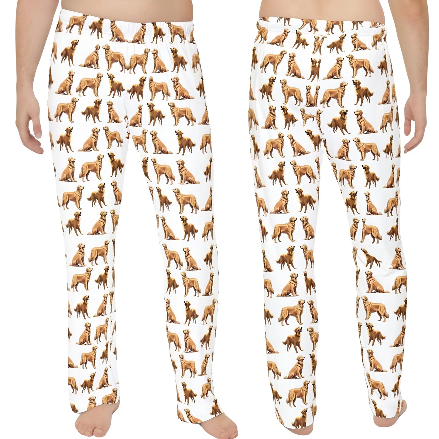Golden Retriever Men’s Pajama Pants - Pajama pants