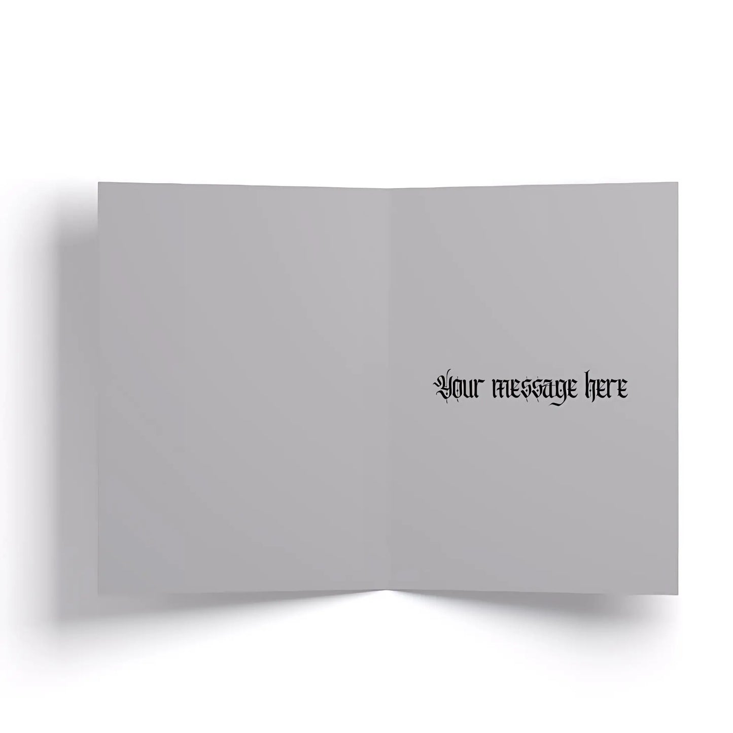 Dark Romance Personalised Greeting Cards - Custom greeting cards