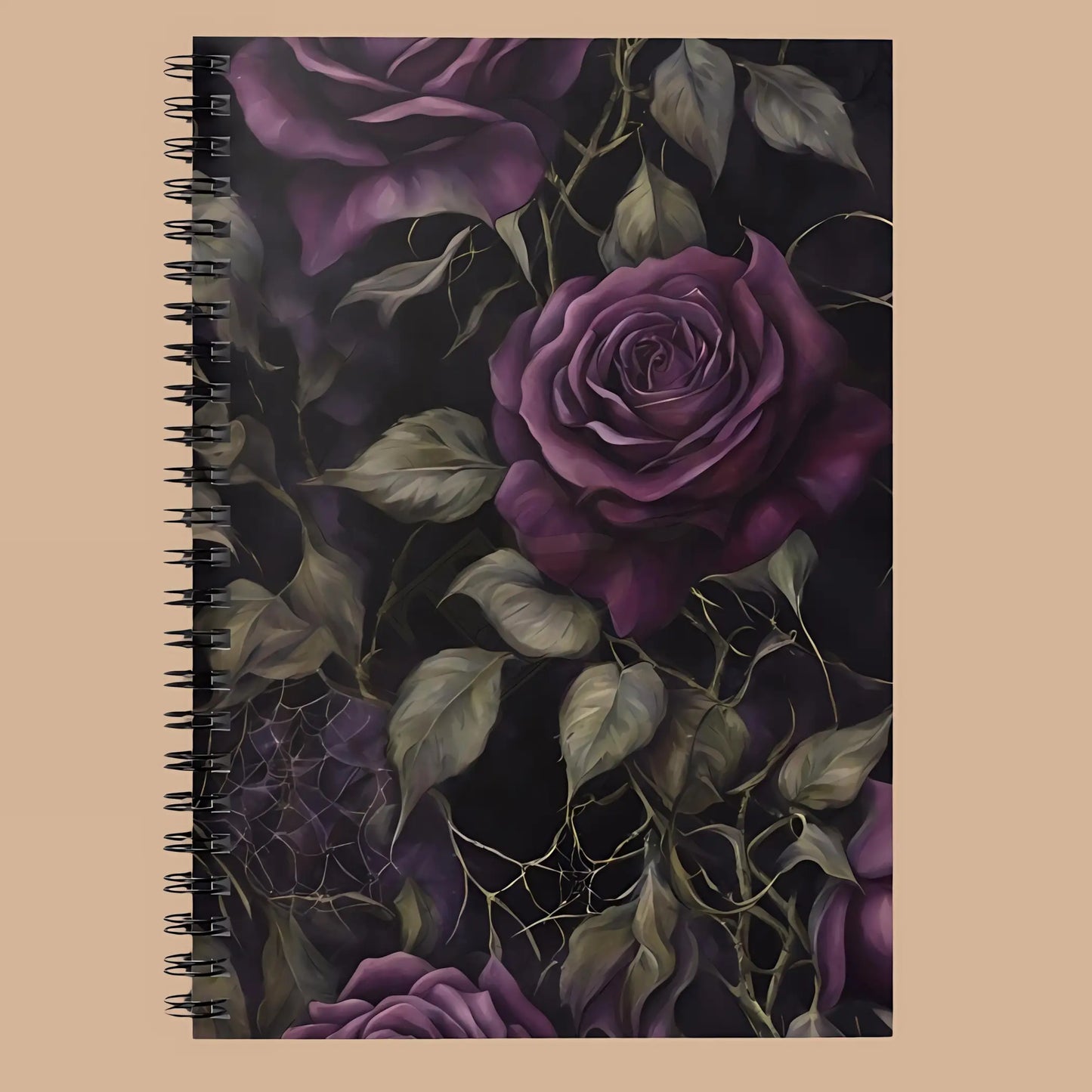Gothic Roses Notebook - One Size - Notebooks