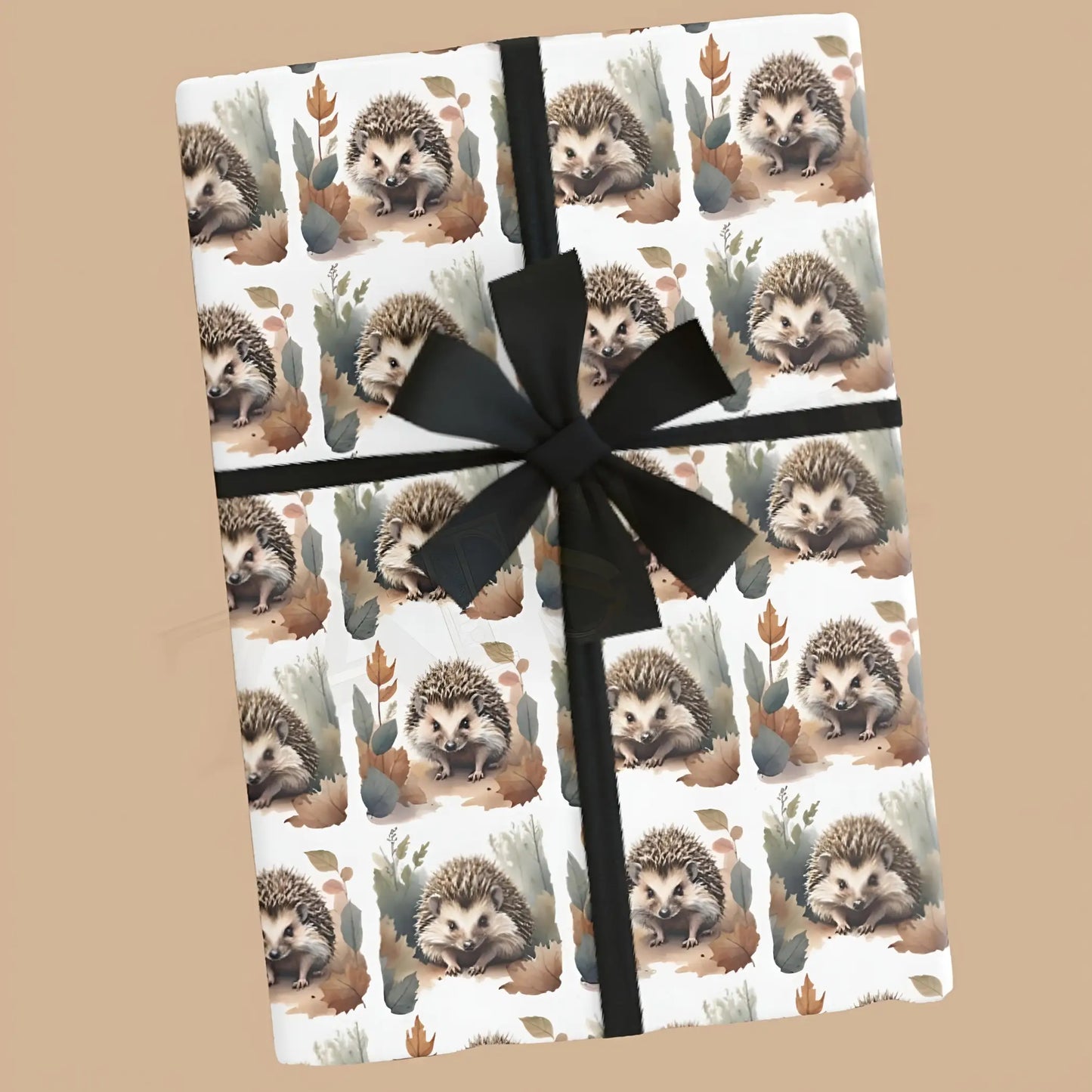 Hedgehog Wrapping Paper - 28’’ x 39’’ / Satin - Wrapping paper