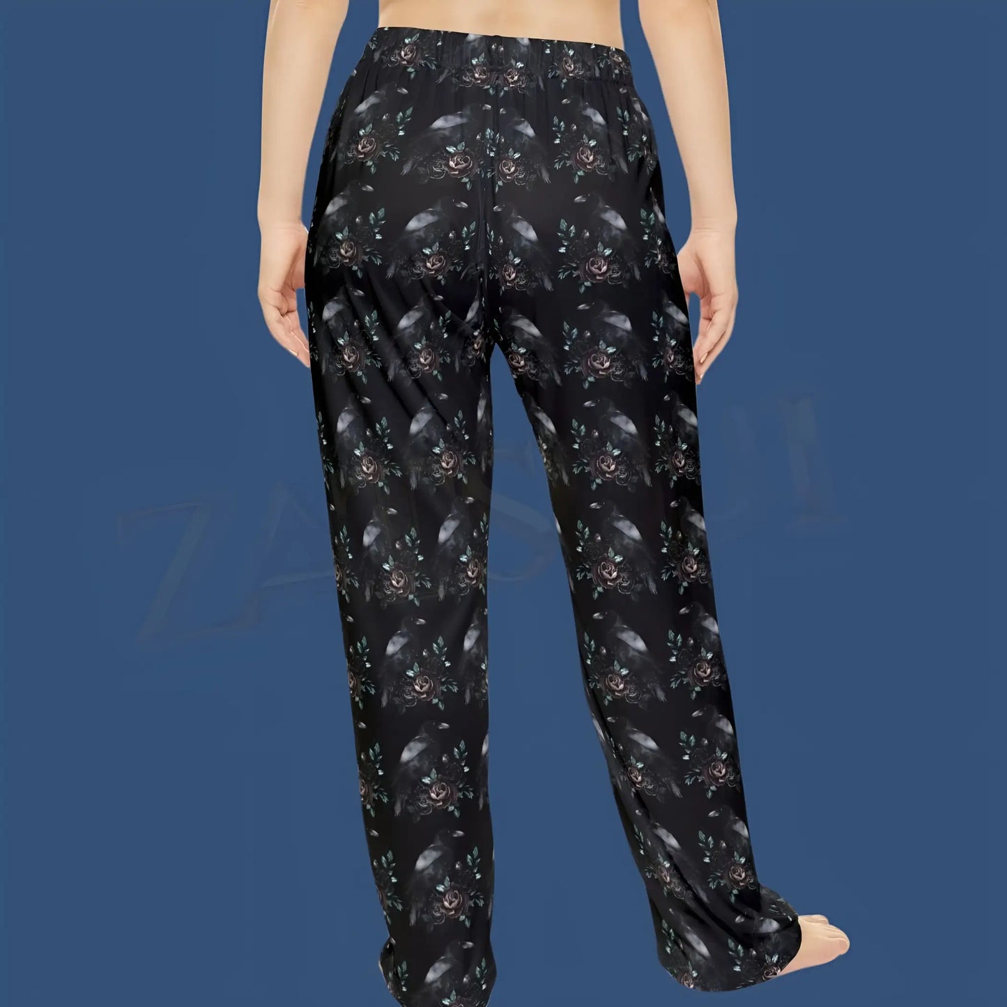 Ravens and Roses Women’s Pajama Pants. - Pajama pants