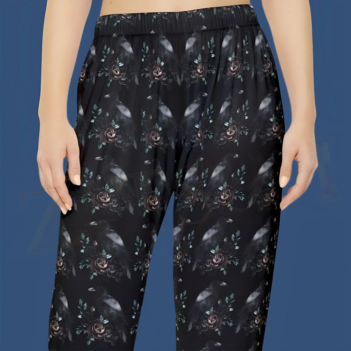 Ravens and Roses Women’s Pajama Pants. - XS - Pajama pants