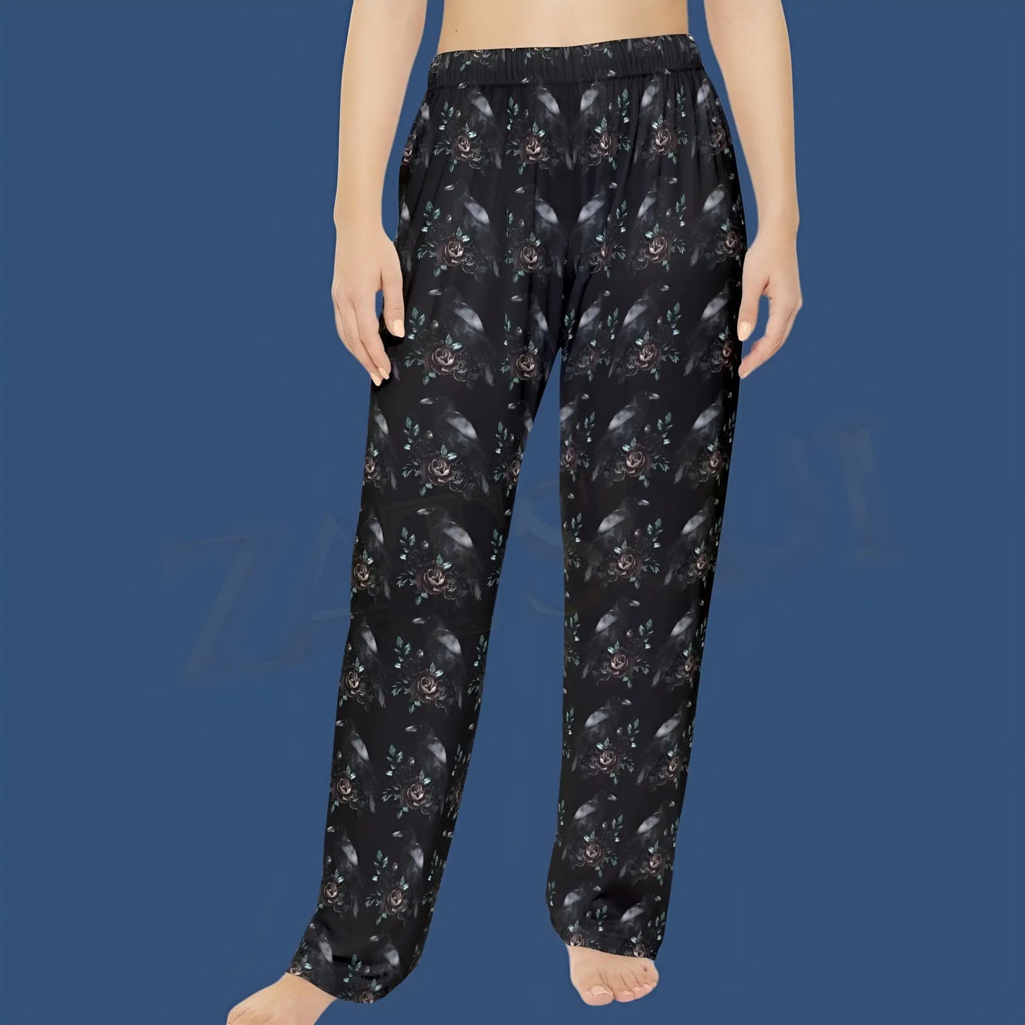 Ravens and Roses Women’s Pajama Pants. - Pajama pants