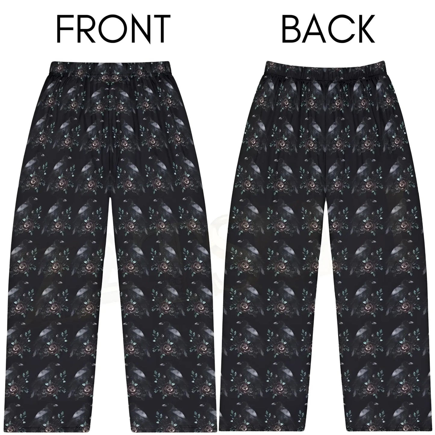 Ravens and Roses Women’s Pajama Pants. - Pajama pants