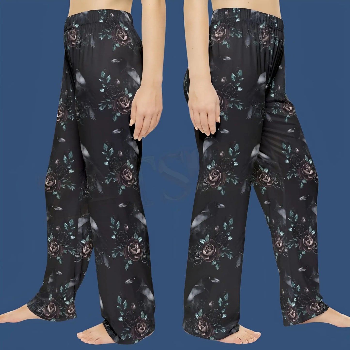 Ravens and Roses Women’s Pajama Pants. - Pajama pants