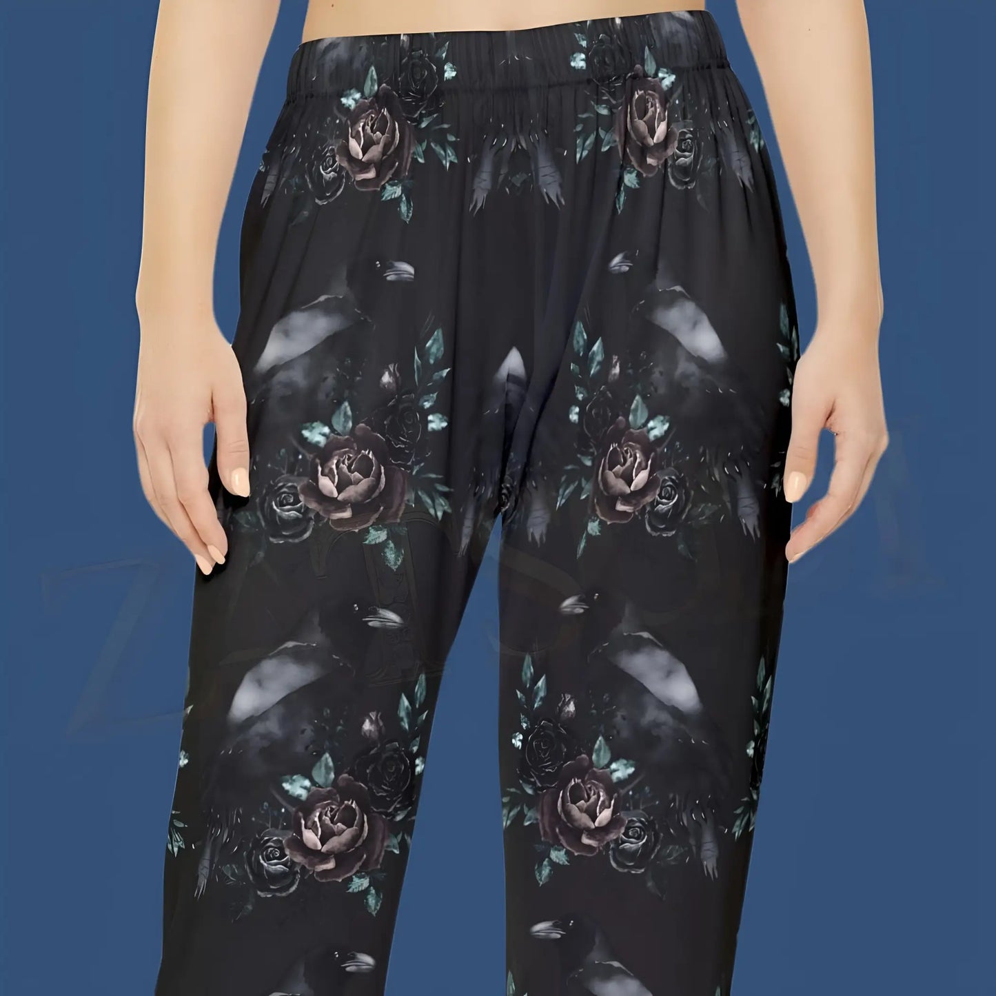 Ravens and Roses Women’s Pajama Pants. - XS - Pajama pants