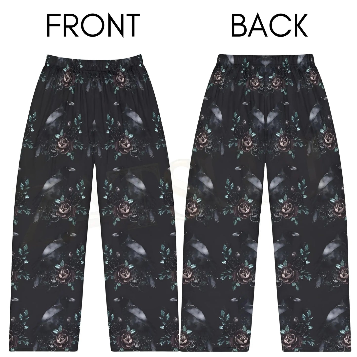 Ravens and Roses Women’s Pajama Pants. - Pajama pants
