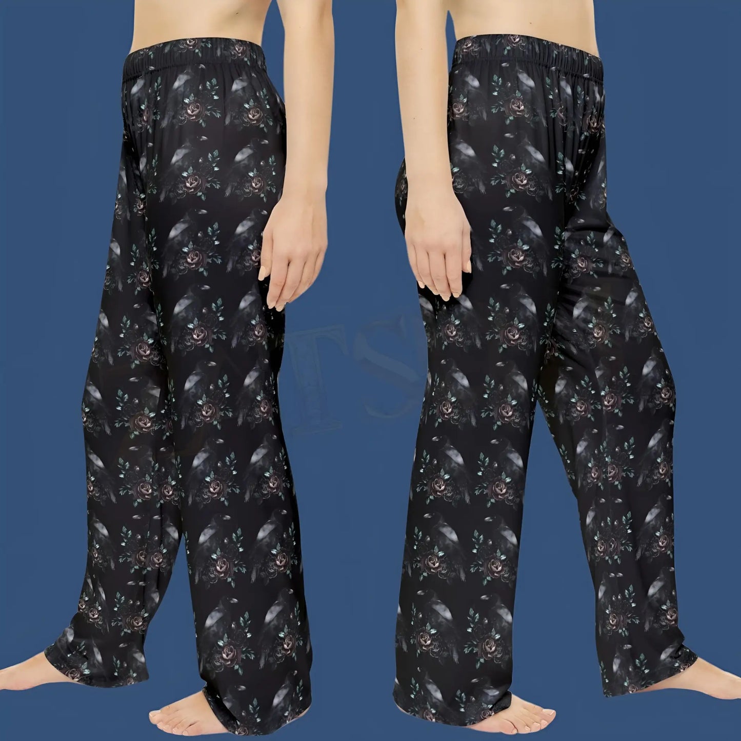 Ravens and Roses Women’s Pajama Pants. - Pajama pants