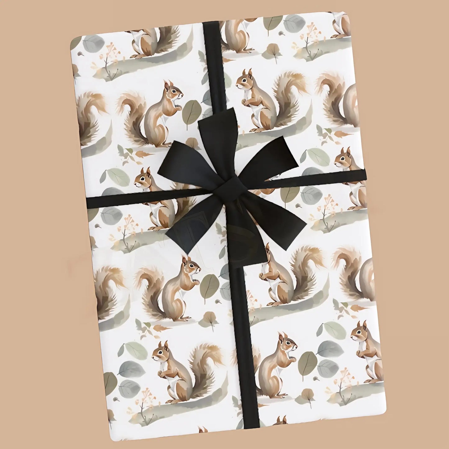 Squirrels Wrapping Paper - 28’’ x 39’’ / Satin - Wrapping paper