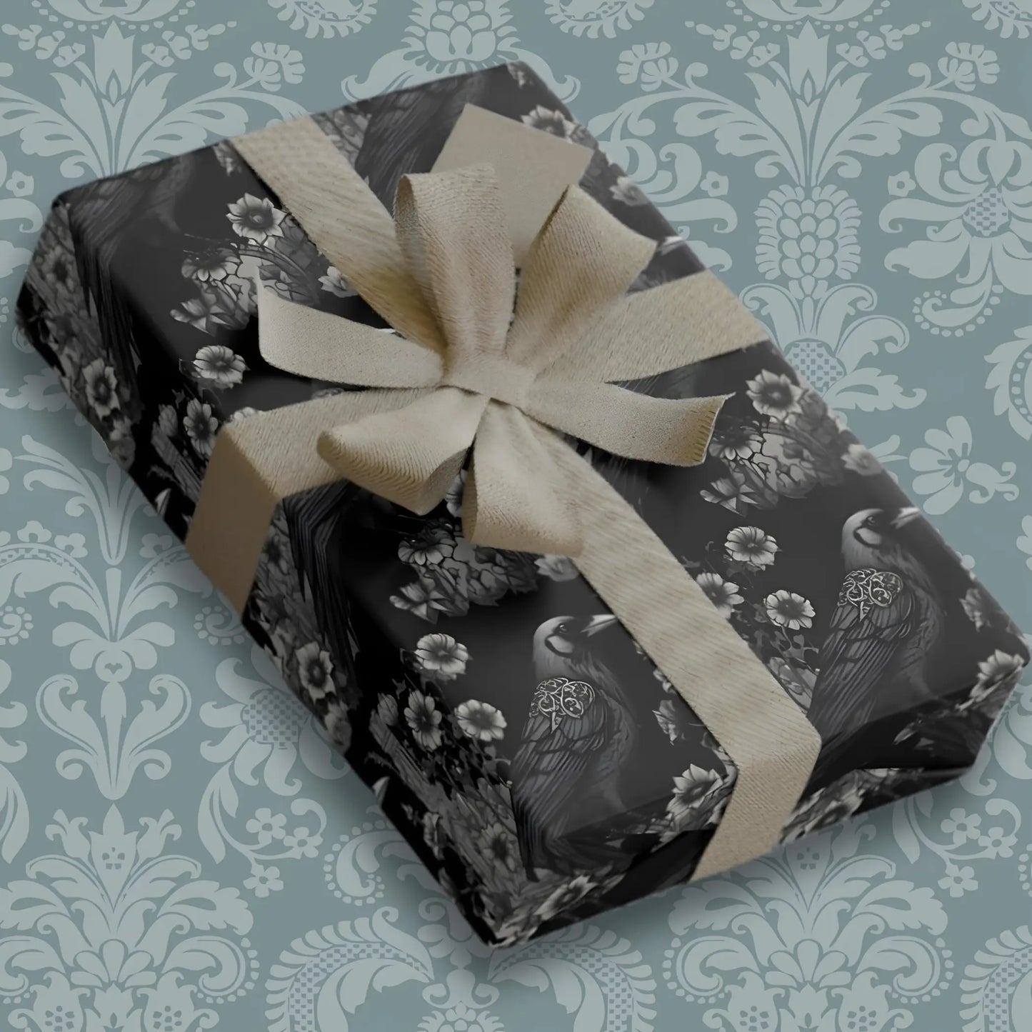 Victorian Gothic Ravens Wrapping Paper. - Wrapping paper