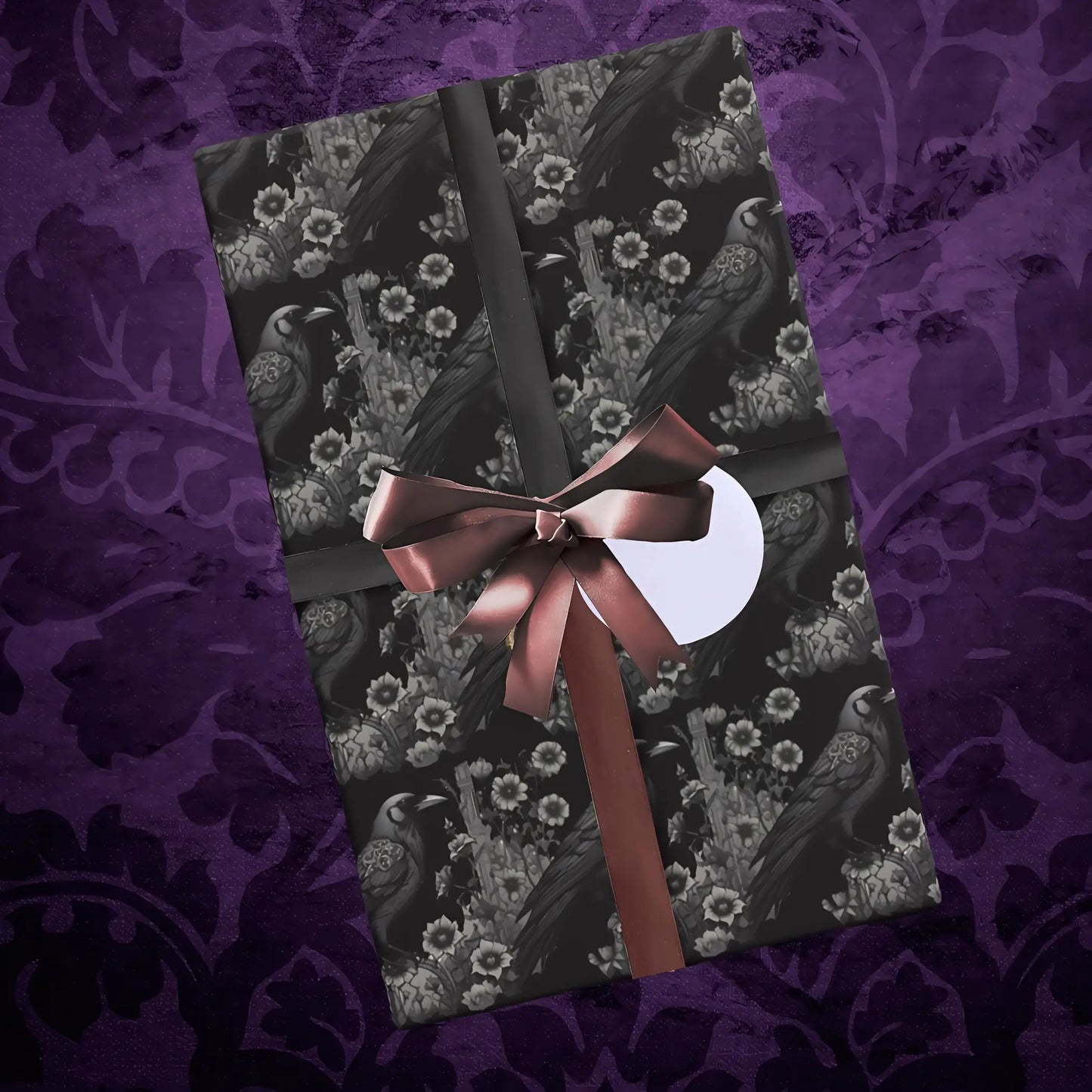 Victorian Gothic Ravens Wrapping Paper. - Wrapping paper