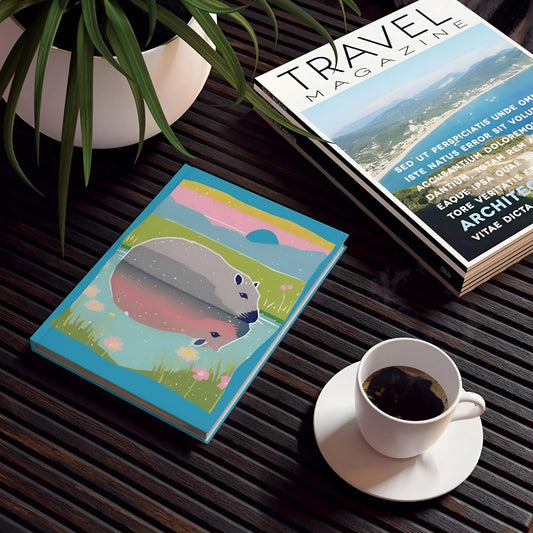 Capybara Hard Backed Journal - Journals