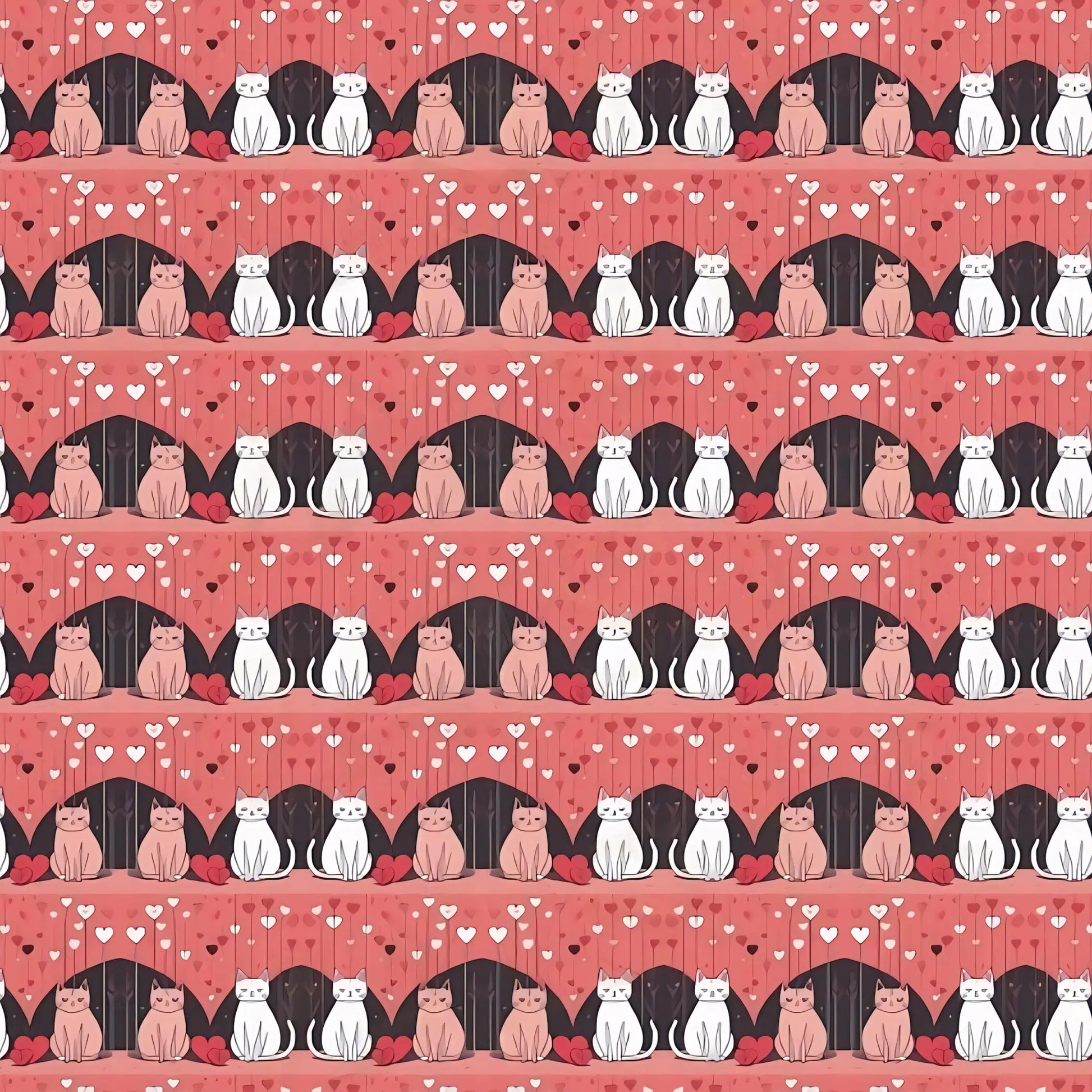 Cat Love Wrapping Paper - Wrapping paper