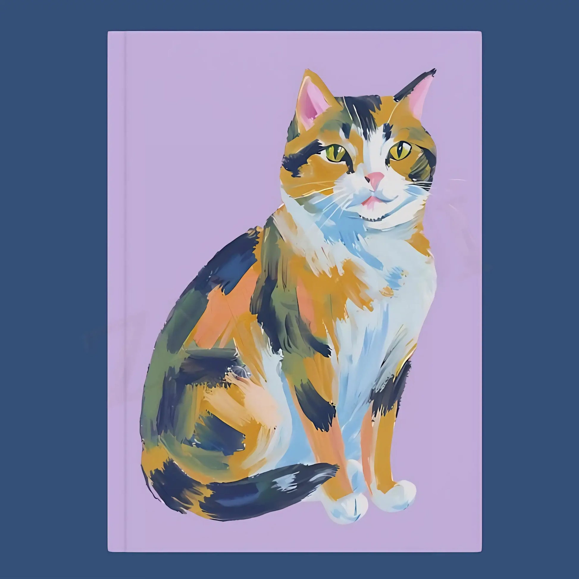 Colorful Cat Hard Backed Journal - Blank / 5.2’’ x 7.4’’ - Journals