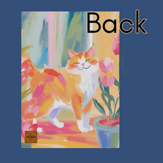 Colorful Cat Hard Backed Journal - Journals