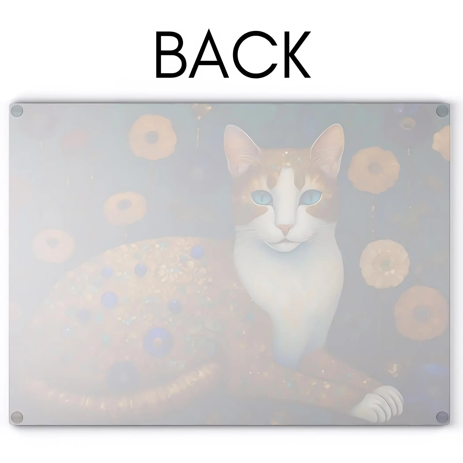 Ginger Cat Glass Cutting Board - Cutting boards