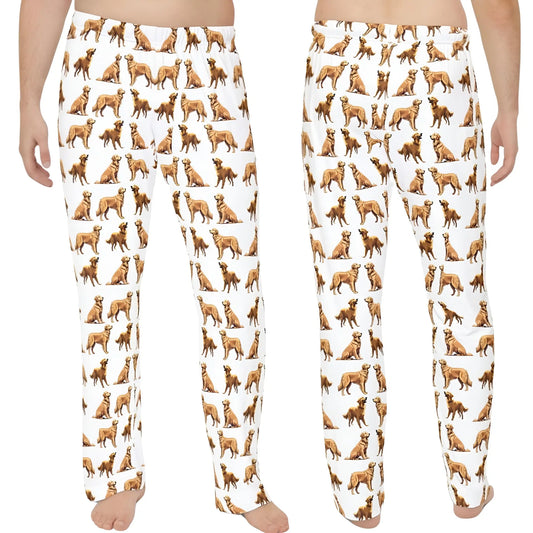 Golden Retriever Men’s Pajama Pants - Pajama pants