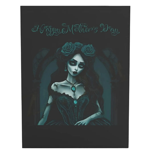 Gothic Mother’s Day Card. Ships from the US. - 4.6’’ x 6.25’’ (Vertical) / Coated (both sides) / 1 pc - Mothers day