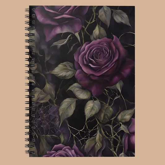 Gothic Roses Notebook - One Size - Notebooks