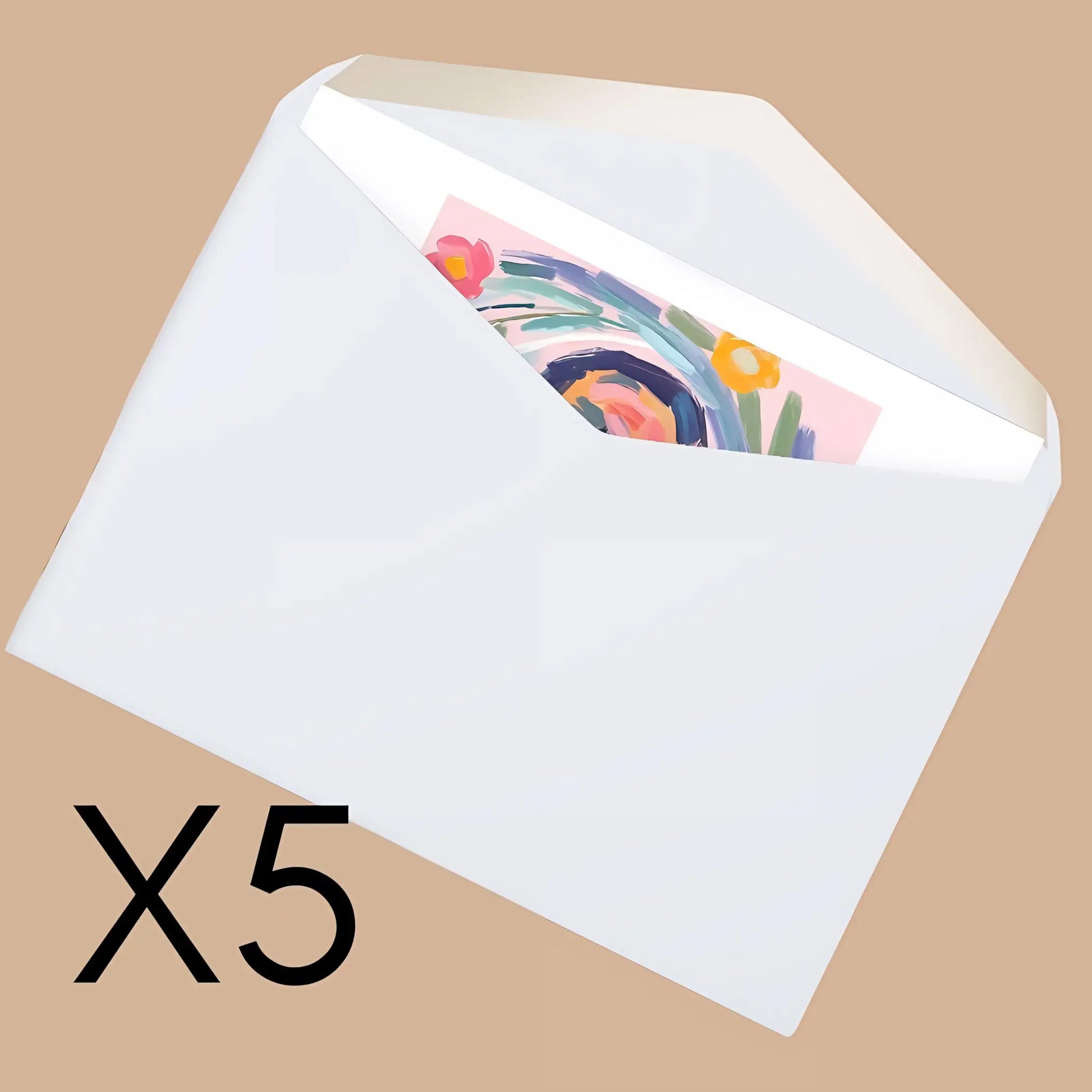 Impressionist Cat Cards. 5 pack ships from UK. - 5.8” x 8.2” / Semi Glossy / 5 pcs - All occasion cards