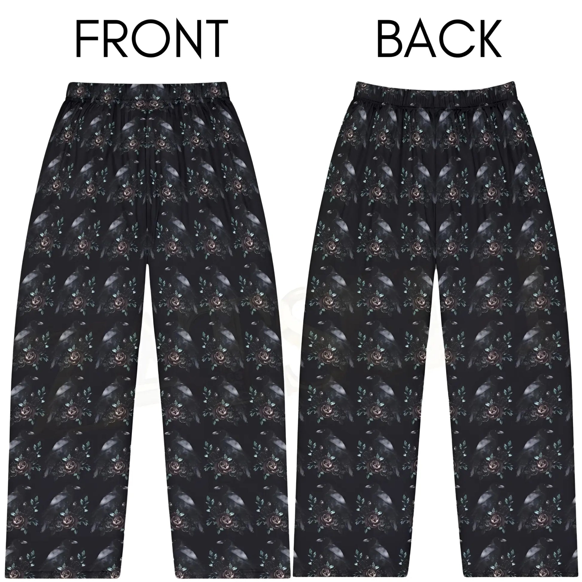 Ravens and Roses Women’s Pajama Pants. - Pajama pants