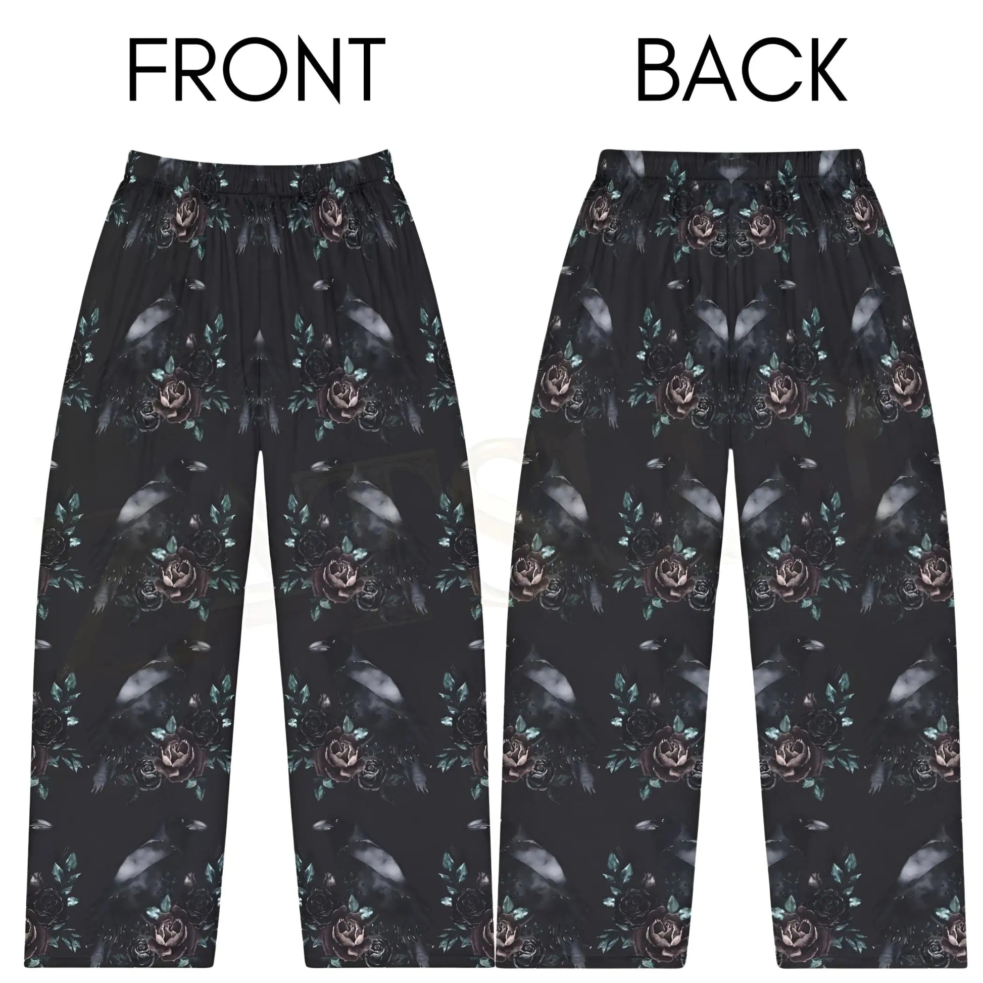 Ravens and Roses Women’s Pajama Pants. - Pajama pants