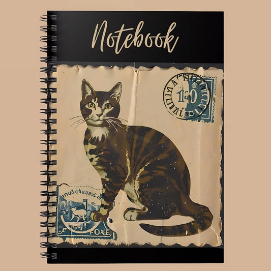 Scrapbook Cat Notebook - One Size - Notebooks
